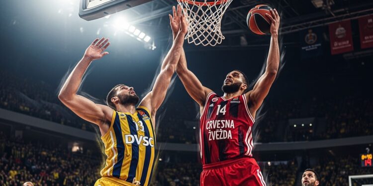 LEtoile Rouge Belgrade lemporte 79 73 contre Fenerbahçe dans un match intense de la 31e journée dEuroligue Analyse complète des performances clés et moments décisifs   Viral Mag