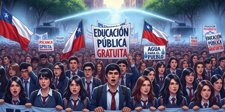 Des milliers de jeunes manifestent à Santiago contre laustérité du président José Antonio Kast et les menaces sur la gratuité universitaire Découvrez les enjeux sociaux et les réactions vives face à ces mesures   Viral Mag