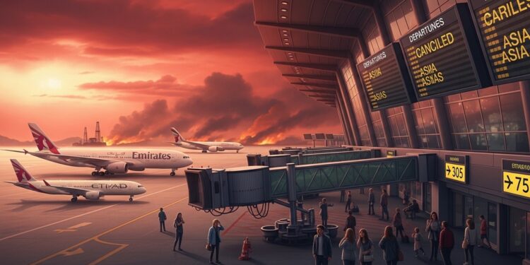 La guerre au Moyen Orient expose la dépendance européenne aux compagnies du Golfe pour les vols vers lAsie Des hubs paralysés et des réveils chez Air France KLM et Lufthansa   Viral Mag