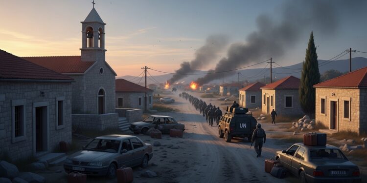 Les derniers habitants dAlma Al Chaab village chrétien sud libanais frontalier évacués par la Finul après résistance aux ordres israéliens et drames tragiques Récit humain dune crise qui saggrave   Viral Mag