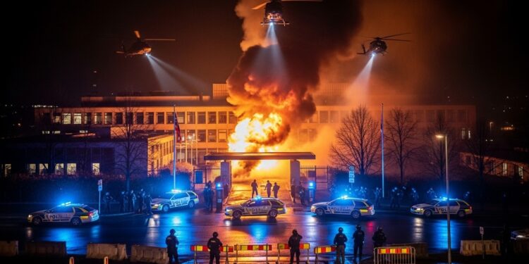 Une forte explosion a secoué lentrée de lambassade des États Unis à Oslo dans la nuit sans victimes La police enquête sur cet acte délibéré aux dégâts mineurs sans lien avec le Moyen Orient pour linstant   Viral Mag