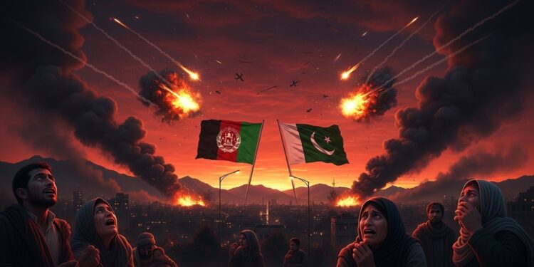 Explosions secouent Kaboul tandis que combats intenses persistent à la frontière Afghanistan Pakistan Bilan civil lourd enfants touchés  analyse de cette crise régionale alarmante   Viral Mag
