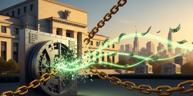 Fed Assouplit les Règles de Capital des Grandes Banques - Viral Mag La Fed lance une réforme majeure des exigences en capital pour alléger la pression sur Wall Street et les banques régionales dans un contexte de taux élevés et de chocs pétroliers Décryptage complet Viral Mag