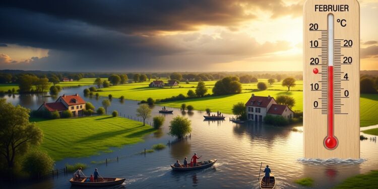 Février 2026 bat des records en France avec +35°C danomalie thermique et 100  de pluies en excès Un hiver anormalement doux et arrosé décryptage des chiffres et conséquences   Viral Mag
