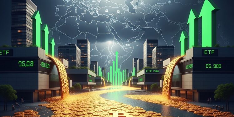 Fonds Crypto Attirent 1,06 Md$ : Bitcoin en Tête - Viral Mag Les fonds crypto enregistrent 106 milliard $ dentrées pour la 3e semaine consécutive Bitcoin domine largement la demande institutionnelle malgré les tensions géopolitiques au Moyen Orient Viral Mag