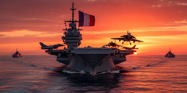 Emmanuel Macron annonce lenvoi du porte avions Charles de Gaulle et dautres moyens militaires au Moyen Orient pour protéger alliés et sécuriser voies maritimes essentielles face à la crise actuelle   Viral Mag