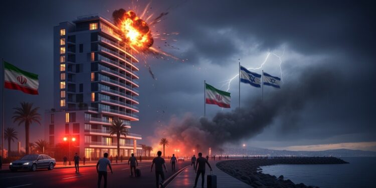 Une frappe israélienne cible un hôtel central à Beyrouth tuant quatre personnes Israël vise des chefs iraniens Escalade au Liban avec Hezbollah et bilan humain croissant   Viral Mag