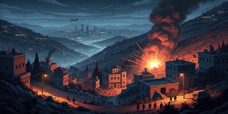 Deux civils tués dans un raid israélien sur Bshamoun près de Beyrouth Bombardements nocturnes sur la banlieue sud et appels à lévacuation dans le sud Le conflit sintensifie après les représailles du Hezbollah   Viral Mag