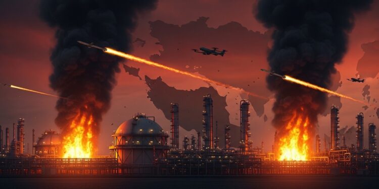 Le conflit États Unis Israël Iran cible les infrastructures énergétiques majeures  Ras Laffan au Qatar gravement endommagé South Pars Kharg Ruwais et Ras Tanura touchés Impacts sur lapprovisionnement mondial en énergie   Viral Mag