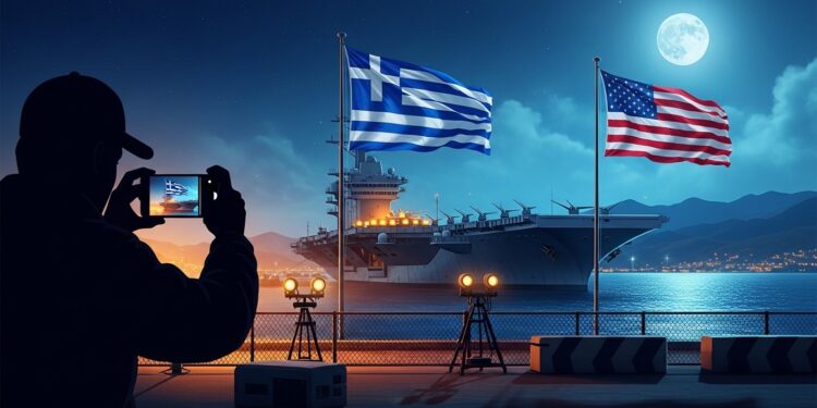 En Grèce un Géorgien de 36 ans condamné à 2 ans de prison pour séjour illégal après soupçons despionnage sur la base américaine de Souda en Crète Enquête en cours sur photos militaires   Viral Mag