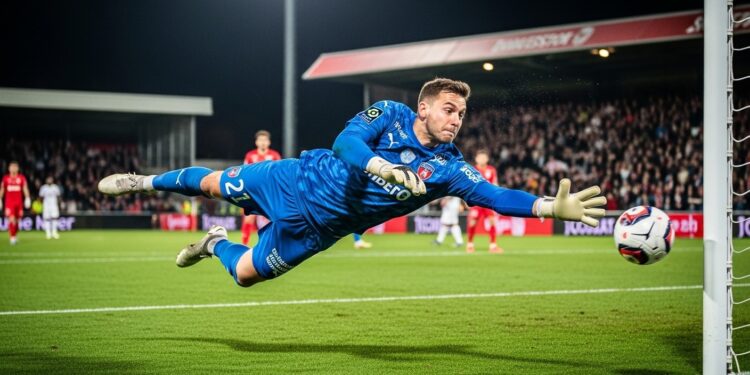 Grégoire Coudert : L’Ascension Époustouflante du Gardien de Brest - Viral Mag Découvrez comment Grégoire Coudert parti de lombre comme 4e gardien sest imposé comme numéro 1 incontesté à Brest avec des arrêts décisifs et une maturité impressionnante en Ligue 1 Viral Mag