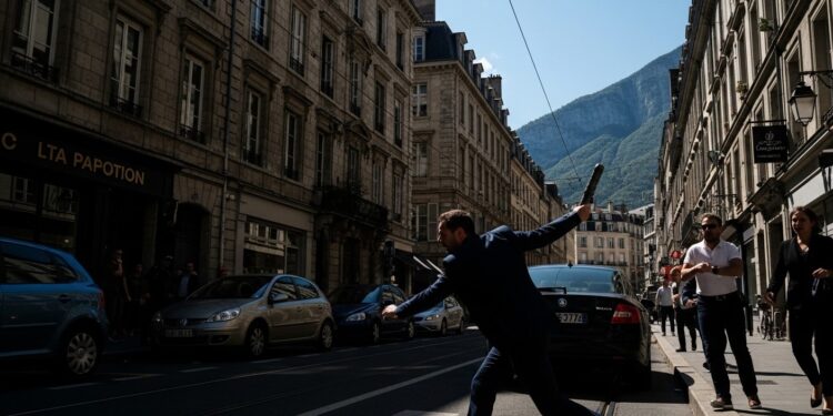 Découvrez lincroyable tentative dévasion dun multirécidiviste menotté à Grenoble  course folle intervention citoyenne et lourde sanction Un fait divers qui interroge la sécurité   Viral Mag