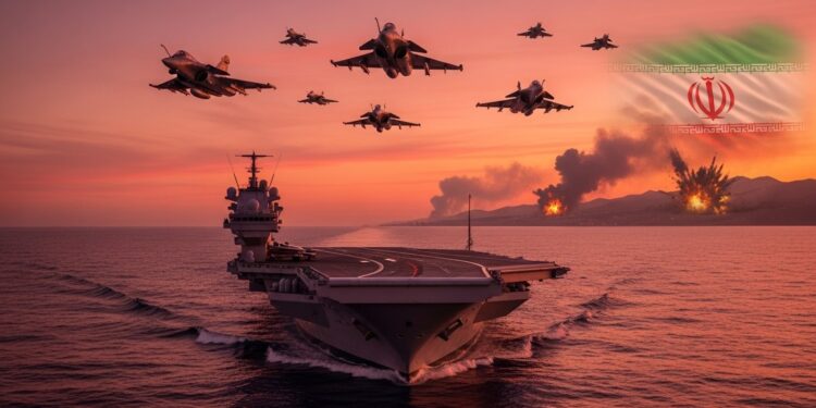 Guerre au Moyen-Orient : Macron Déploie des Renforts, Pointe l’Iran - Viral Mag Emmanuel Macron annonce renforts militaires dont le Charles de Gaulle face à la guerre au Moyen Orient LIran porte la responsabilité première appels à coalition pour sécuriser routes maritimes Viral Mag