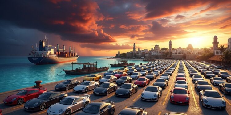 Des milliers de véhicules de luxe japonais destinés à Dubaï sont immobilisés au port paradisiaque de Lamu au Kenya à cause du conflit au Moyen Orient Une aubaine inattendue pour ce hub touristique   Viral Mag