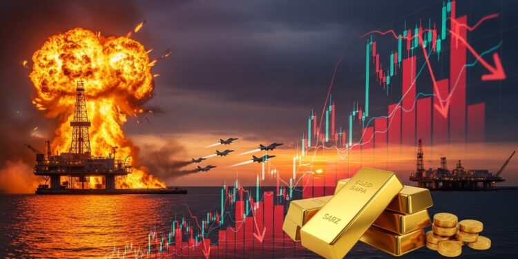 La guerre au Moyen Orient fait bondir les prix du pétrole et du gaz tandis que les Bourses plongent Analyse des impacts économiques immédiats et des secteurs gagnants ou perdants face à lescalade   Viral Mag