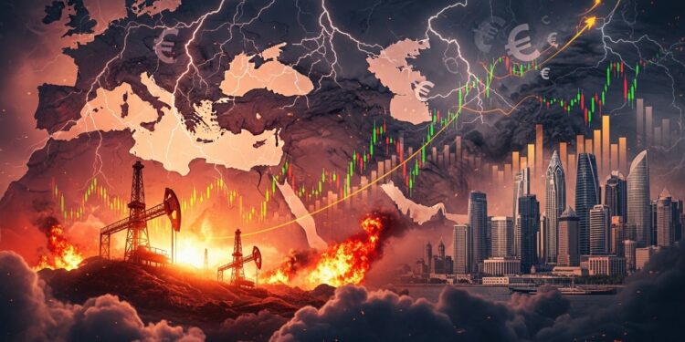 La guerre au Moyen Orient initiée fin février par les frappes américano israéliennes contre lIran provoque déjà des contrecoups économiques Hausse des prix de lénergie ralentissement de lactivité en zone euro et risques de stagflation  analyse des premiers indicateurs   Viral Mag