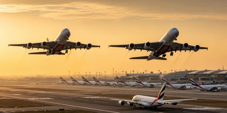 La guerre au Moyen Orient perturbe laviation régionale mais jeudi marque une nette amélioration aux Émirats arabes unis avec une forte baisse des annulations de vols et une reprise visible à Dubaï et Abou Dhabi   Viral Mag