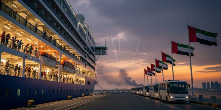 Le géant TUI organise le rapatriement urgent de 5000 touristes bloqués en croisière au Moyen Orient suite aux fermetures despaces aériens après les frappes en Iran Détails et témoignages   Viral Mag