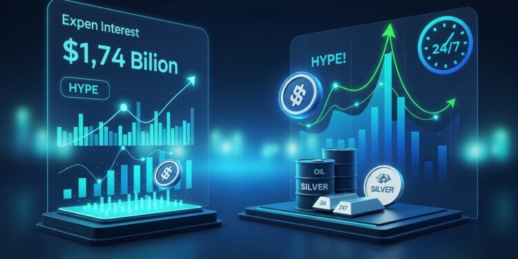 Le marché HIP 3 dHyperliquid atteint 174 milliard de dollars dopen interest boostant le token HYPE de 30  en un mois Découvrez lessor des actifs tokenisés et son impact sur la DeFi   Viral Mag