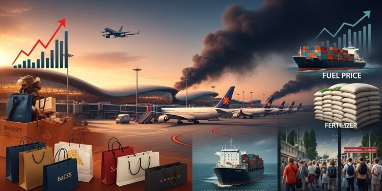 Le conflit au Moyen Orient perturbe le transport aérien le tourisme le luxe le maritime et lagriculture avec flambée des prix du carburant et des engrais Découvrez les secteurs les plus touchés et leurs répercussions globales   Viral Mag