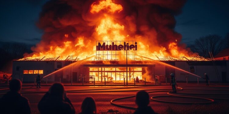 Découvrez les détails choc de lincendie qui a ravagé un Carrefour Market à Hourtin  piste criminelle cocktails Molotov 30 salariés au chômage Un drame local aux conséquences lourdes   Viral Mag