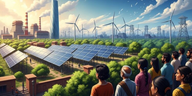 Inde Annonce Engagements Climatiques Ambitieux pour 2035 - Viral Mag LInde révèle ses nouveaux objectifs climatiques pour 2035 60 dénergie non fossile et réduction de 47 de lintensité des émissions Un pas décisif pour le géant asiatique Viral Mag