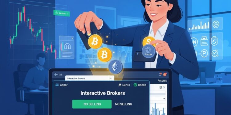 Découvrez comment Interactive Brokers permet désormais de transférer Bitcoin Ethereum et Solana depuis des portefeuilles externes sans vendre Une avancée majeure pour les investisseurs multi actifs à bas coûts   Viral Mag