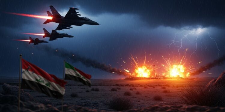 Irak Condamne les Frappes sur l’Iran : Tensions Explosives - Viral Mag LIrak dénonce vigoureusement les frappes américano israéliennes contre lIran deux morts sur son sol et menace de représailles imminentes Tensions régionales au bord de lescalade Viral Mag