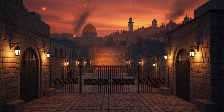 Dans le tumulte de la guerre Israël Iran les lieux saints de Jérusalem dont lesplanade des Mosquées et le Mur des Lamentations sont fermés pour sécurité Impacts sur le ramadan et la Vieille Ville   Viral Mag