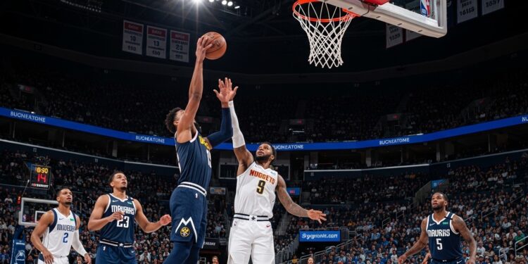 Jokic et Murray Explosent : Denver Domine la NBA - Viral Mag Plongez dans la performance exceptionnelle de Nikola Jokic et Jamal Murray qui ont affolé les compteurs lors de la victoire des Nuggets contre Dallas Triple double colossal et 53 points revivez cette nuit mémorable en NBA Viral Mag