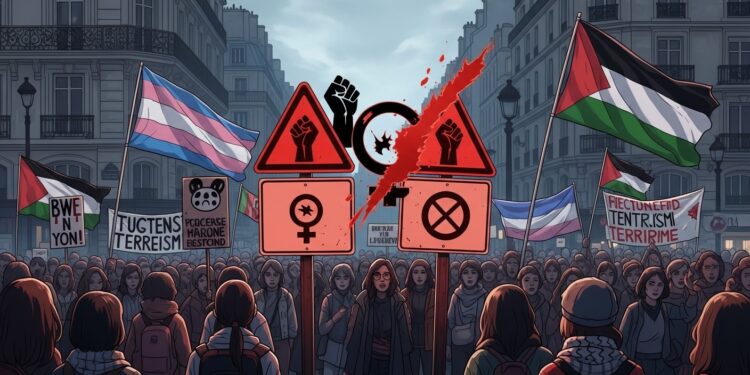 Le 8 mars 2026 une association trans subventionnée appelle à manifester avec Samidoun entité terroriste au Canada Un virage radical qui interroge financements publics et féminisme intersectionnel   Viral Mag