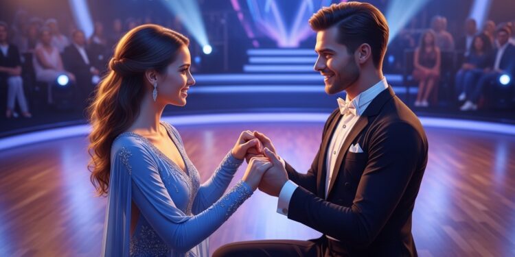 Julien Lieb émeut la France entière en présentant Amélie Guénal sa compagne depuis quatre ans à Elsa Bois et au public de Danse avec les Stars Coup de foudre et déclaration touchante   Viral Mag