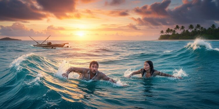 Dans Koh Lanta Les Reliques du Destin un incident inédit a secoué les jaunes  Guillaume et Paul abandonnés en mer après la dérive du radeau Retour sur ce fiasco qui fait débat   Viral Mag