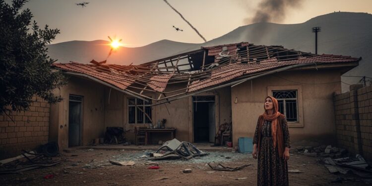 En Irak les Kurdes iraniens exilés vivent dans la peur constante des drones iraniens Témoignages poignants de familles frappées entre destructions et exode forcé dans le Kurdistan irakien   Viral Mag