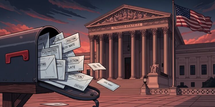 La Cour suprême américaine à majorité conservatrice semble vouloir interdire le comptage des bulletins postaux arrivés après le jour du scrutin Une décision aux lourdes conséquences pour les midterms et la confiance électorale   Viral Mag