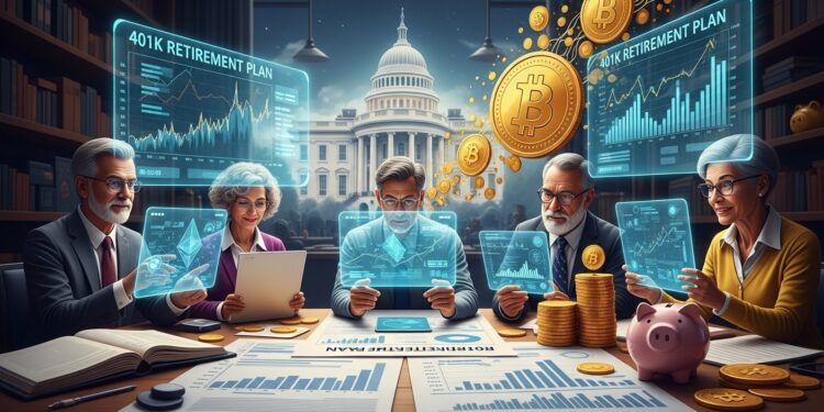 La Maison Blanche valide une proposition du Département du Travail facilitant laccès aux cryptomonnaies et actifs alternatifs dans les plans de retraite 401k Découvrez les implications pour les épargnants américains et lavenir des investissements   Viral Mag