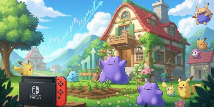 Découvrez comment le succès surprise de Pokémon Pokopia sur Switch 2 propulse laction Nintendo de 10 en bourse offrant une évasion réconfortante au cœur dune actualité anxiogène   Viral Mag