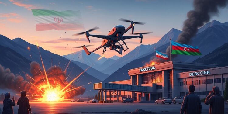 Deux civils blessés par des drones iraniens sur Nakhitchevan  Bakou convoque lambassadeur et promet des représailles pour défendre sa souveraineté Tensions explosives au Caucase   Viral Mag