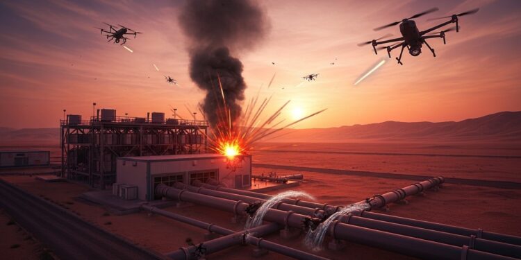 L’Eau au Cœur des Tensions au Moyen-Orient - Viral Mag Les attaques sur les usines de dessalement menacent des millions de personnes au Moyen Orient Découvrez pourquoi leau devient une arme stratégique dans ce conflit explosif Viral Mag