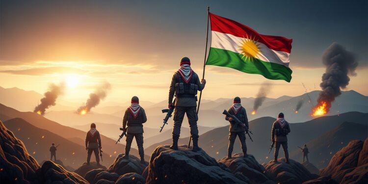 Alors que lIran est plongé dans un conflit majeur les Kurdes iraniens en exil envisagent une offensive pour lautodétermination Une opportunité historique ou un nouveau piège américain  Analyse détaillée   Viral Mag