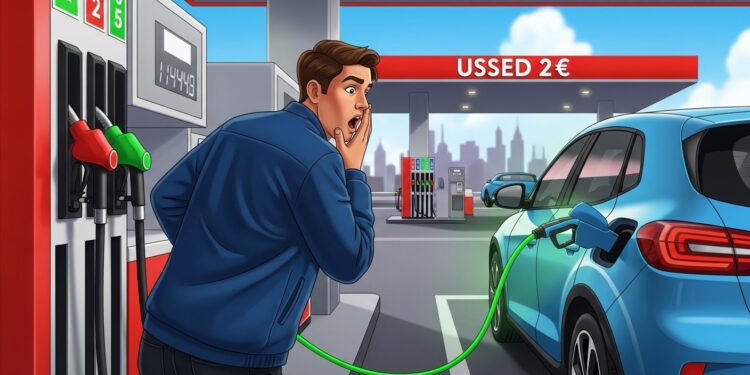 Depuis la guerre au Moyen Orient les recherches et ventes de voitures électriques doccasion explosent en France avec la flambée des prix à la pompe Découvrez pourquoi cette tendance accélère la transition énergétique   Viral Mag