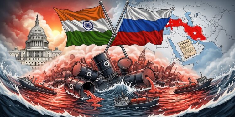 LInde réaffirme son indépendance en continuant dacheter du pétrole russe malgré les sanctions alors que les USA accordent une dérogation temporaire face aux tensions au Moyen Orient Analyse des enjeux énergétiques   Viral Mag