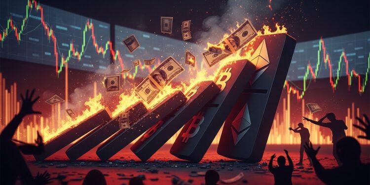 Le marché crypto a subi un violent choc avec 521 millions de dollars liquidés en seulement 24 heures Bitcoin en tête découvrez les causes conséquences et perspectives après ce reset brutal de levier   Viral Mag