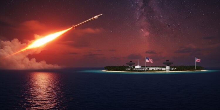 L’Iran Vise Diego Garcia : Signal de Puissance Balistique - Viral Mag LIran tire deux missiles vers Diego Garcia à 4000 km défiant les estimations de portée et envoyant un message stratégique fort malgré la guerre en cours Analyse des implications Viral Mag