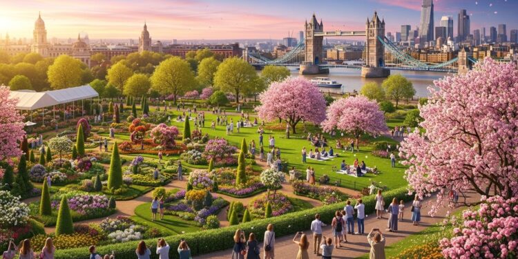 Découvrez pourquoi mai 2026 est le mois parfait pour visiter Londres  climat printanier doux fleurs en explosion Chelsea Flower Show théâtre en plein air et astuces pour profiter sans foule excessive   Viral Mag
