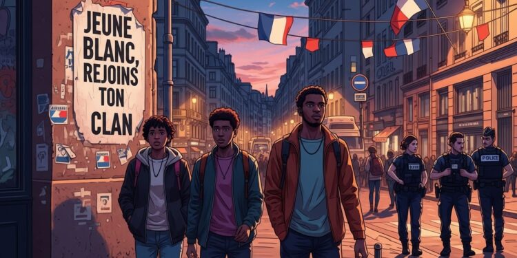 Lyon : Jeunes Poursuivis pour Affiches Incitant les Blancs à Rejoindre Leur Clan - Viral Mag À Lyon cinq jeunes de 19 à 26 ans font face à des poursuites pour provocation à la haine raciale après avoir collé des affiches appelant les jeunes blancs à rejoindre leur clan Une affaire qui interroge les limites de la liberté dexpression en France Viral Mag