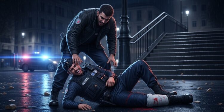 À Lyon un policier souffre dune grave fracture et 60 jours dITT après une agression lors dun contrôle didentité Le suspect est remis en liberté avant son procès Découvrez les faits et les réactions   Viral Mag