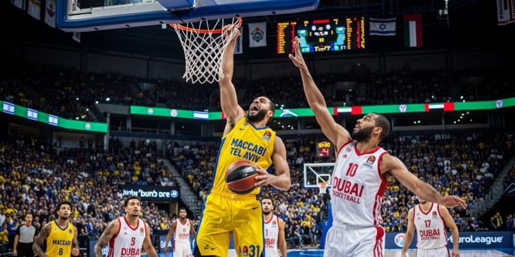 Ce soir à 20h30 Maccabi Tel Aviv reçoit Dubaï pour la 34e journée dEuroligue Entre enjeux de play in et rivalité naissante découvrez lanalyse complète de ce choc intense   Viral Mag