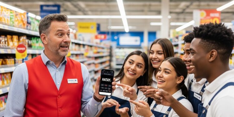 Manager Carrefour Laval Décrypte Slang Jeune Génération - Viral Mag Découvrez comment un manager du Carrefour Laval se prête au jeu hilarant de deviner des mots comme hatay sur TikTok révélant le fossé générationnel avec humour et authenticité Viral Mag