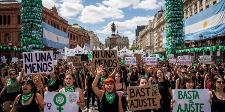 Des milliers de personnes manifestent à Buenos Aires contre les féminicides les violences de genre et les politiques daustérité de Milei un jour après la Journée internationale des droits des femmes   Viral Mag